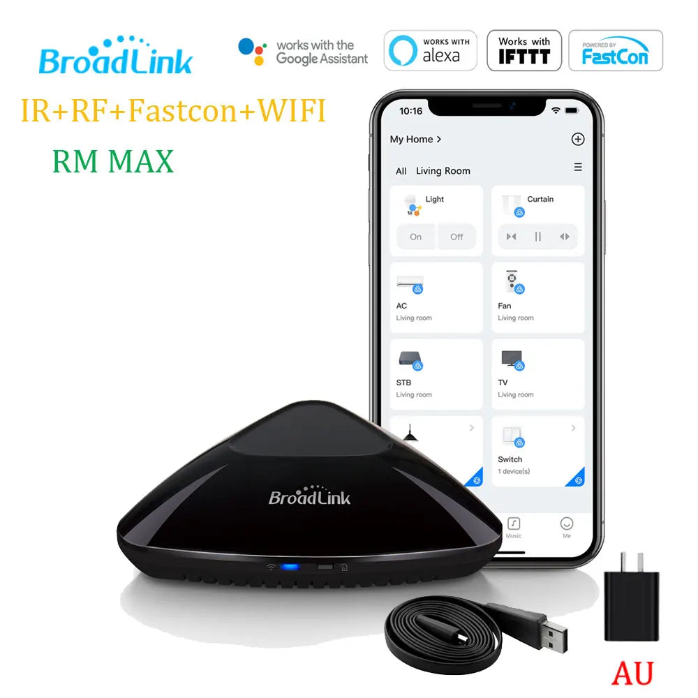Broadlink RM4 Pro: Universal smart remote for IR/RF home devices