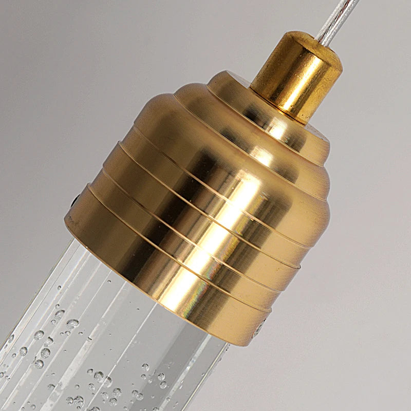 Luxury Crystal Pendant Light with Gold Fixtures Crystal Hanging Lamp  for Living Room Bedroom Dining Room Modern Home Decor