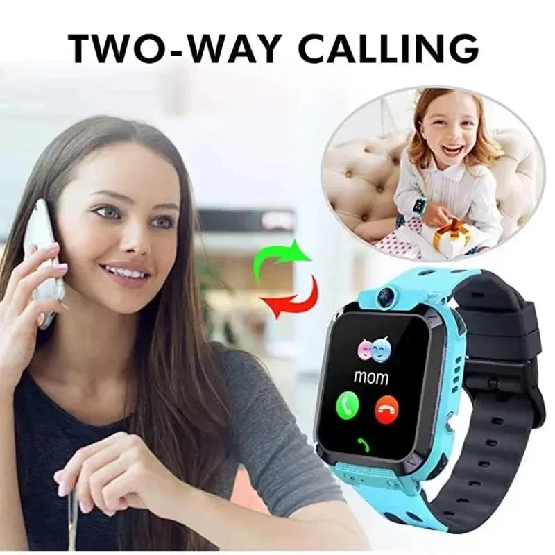 Lenovo 2026 5G Waterproof Smart Watch KidS SOS GPS Location Sim Card Call Camera Child SmartWatch Boys Girl Gift For Ios Android