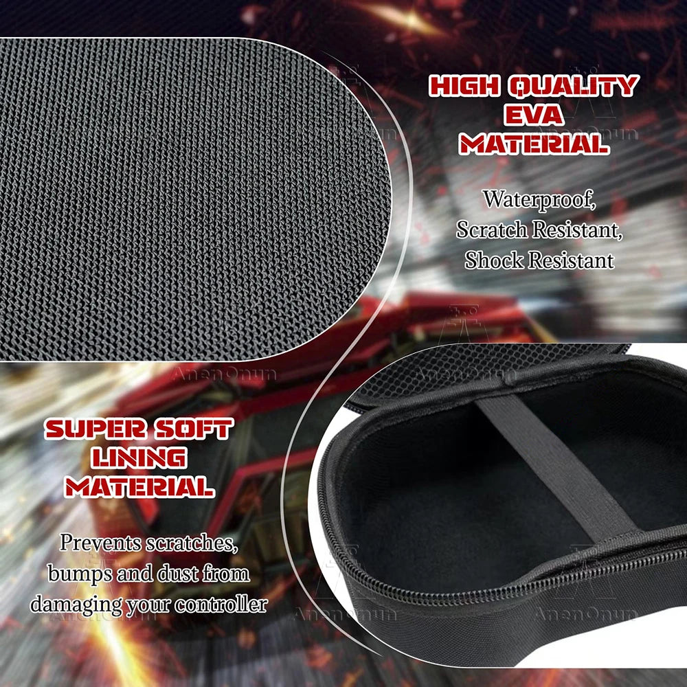 Universal Controller Carrying Case Anti-Fall Anti-Scratch EVA Shell Gamepad Portable Storage Bag for PS5,PS4,PS3,Xbox,Switch Pro
