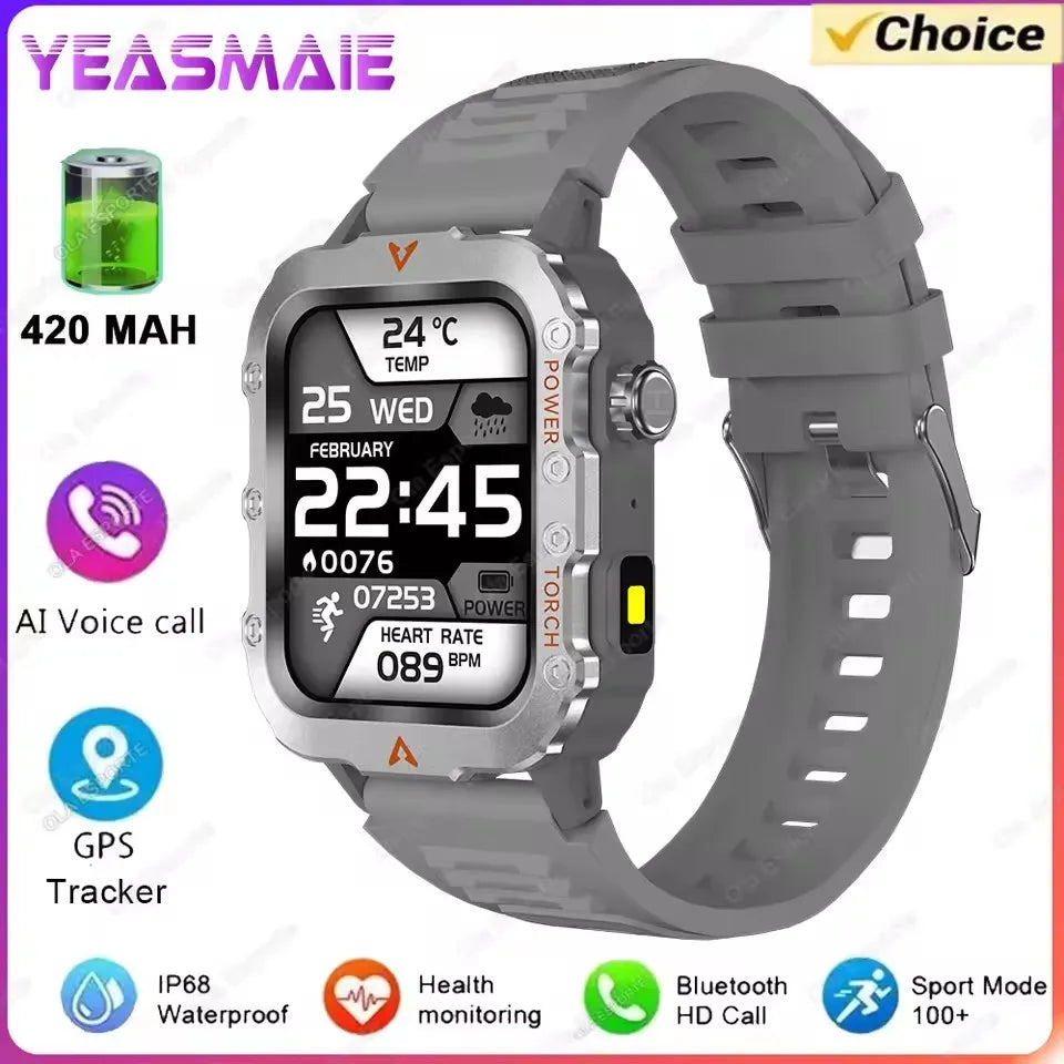 2026 Rugged Military Smartwatch: Ultimate Durability for Extreme Outdoor Adventures.