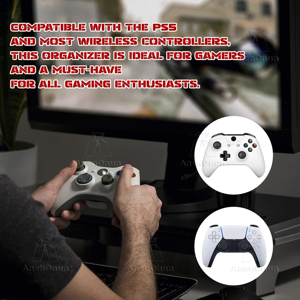 Universal Controller Carrying Case Anti-Fall Anti-Scratch EVA Shell Gamepad Portable Storage Bag for PS5,PS4,PS3,Xbox,Switch Pro