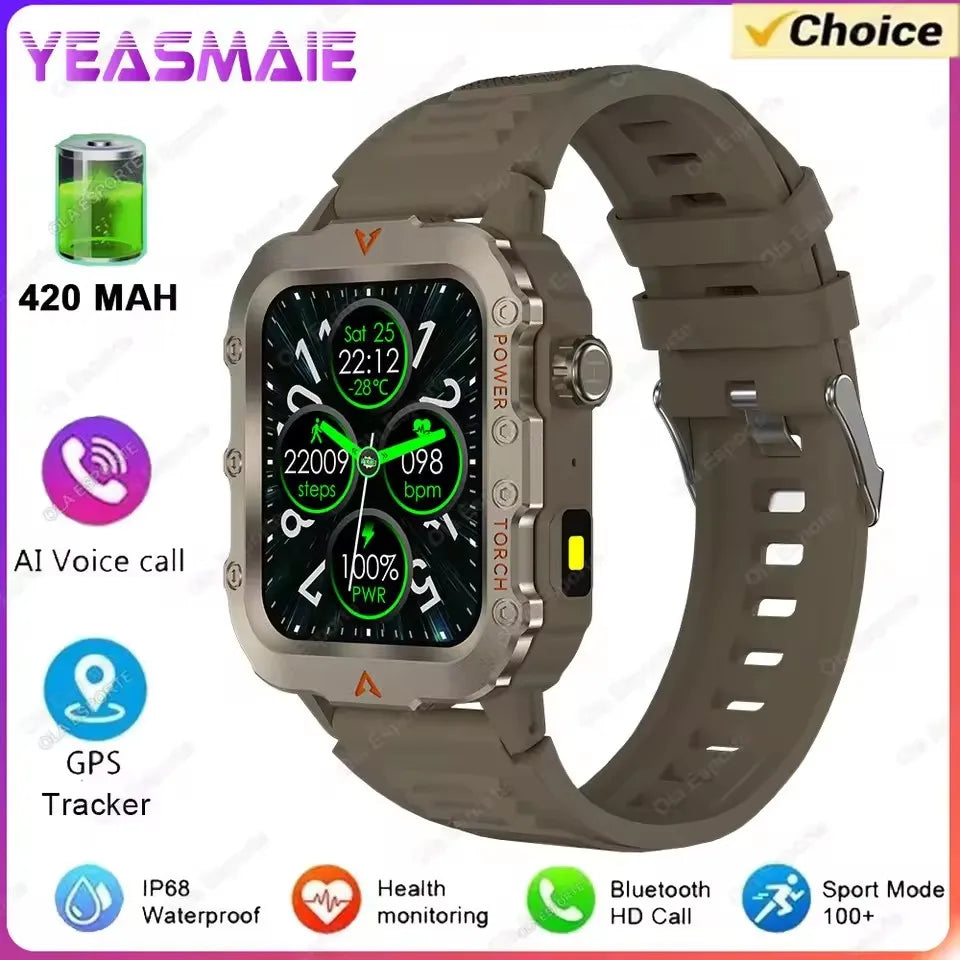 2026 Rugged Military Smartwatch: Ultimate Durability for Extreme Outdoor Adventures.