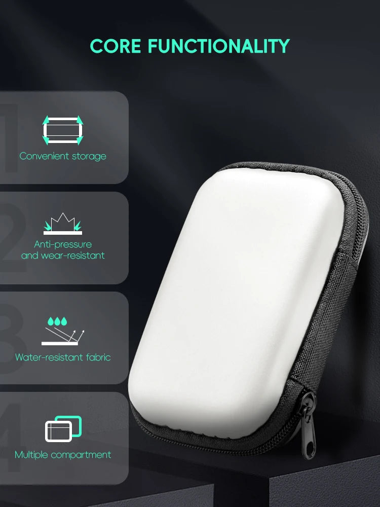 DATA FROG Case for Anbernic RG35XX Plus Miyoo Mini Plus R36S R35S Cases EVA Cover Protable Bag Gaming Accessories
