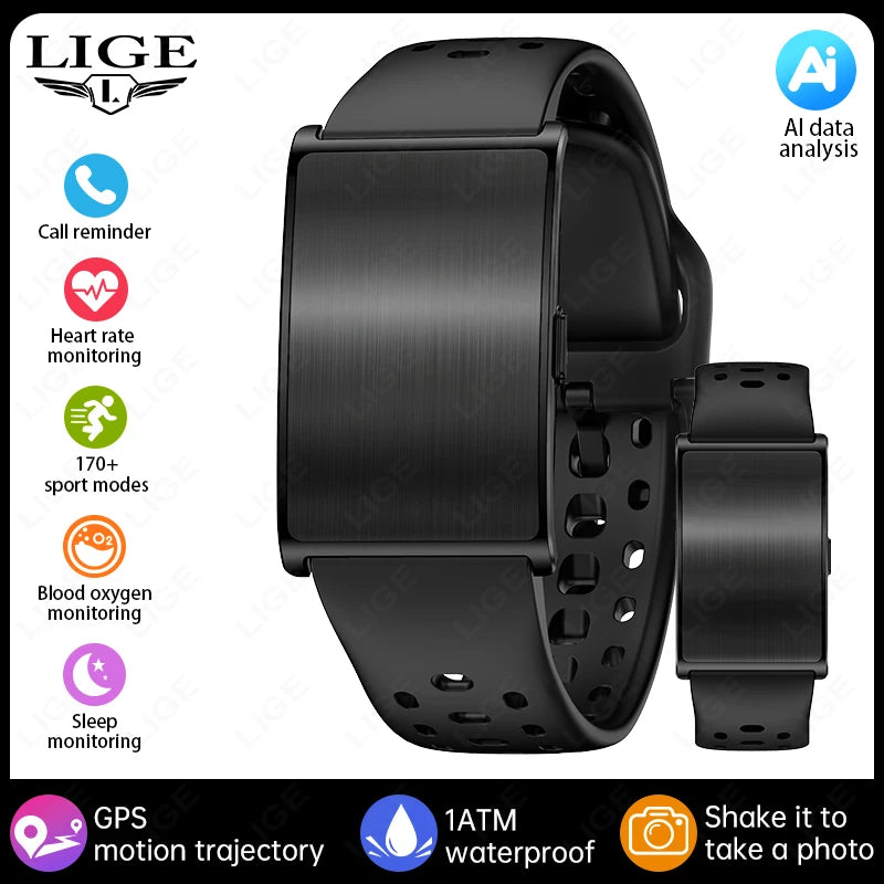 No Screen GPS Smart Band: Precision Fitness Tracking with Integrated Satellite Navigation