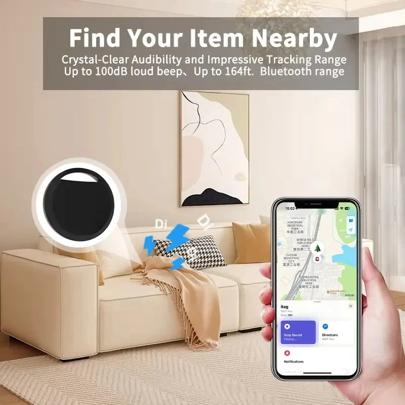 Anti-lose Tracker Smart Tag for Apple Find My App IOS Bluetooth GPS Tracker For Luggage Child IOS MFi Key Finder