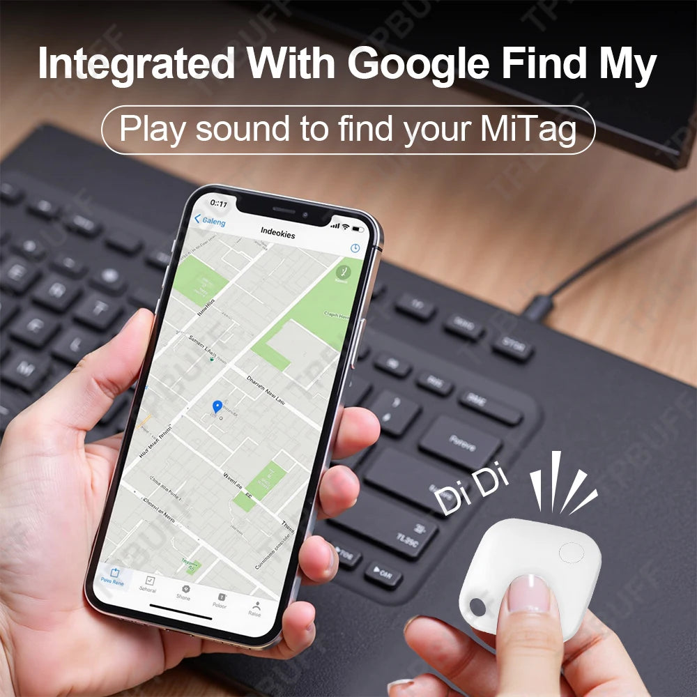 Google Official Brand 1/ 4PCS GPS Tracker Android Positioning Device Fashion Vehicle locator Pet Tracker via Google's Find Hub