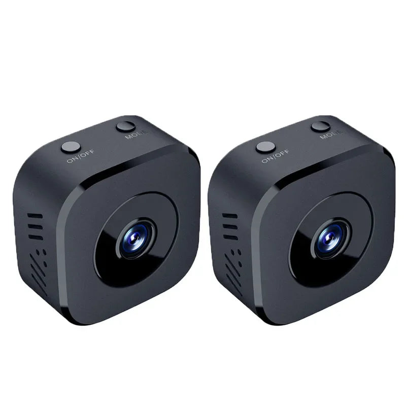 Mini 1080P WiFi Security Camera: Remote-controlled wireless surveillance with night vision