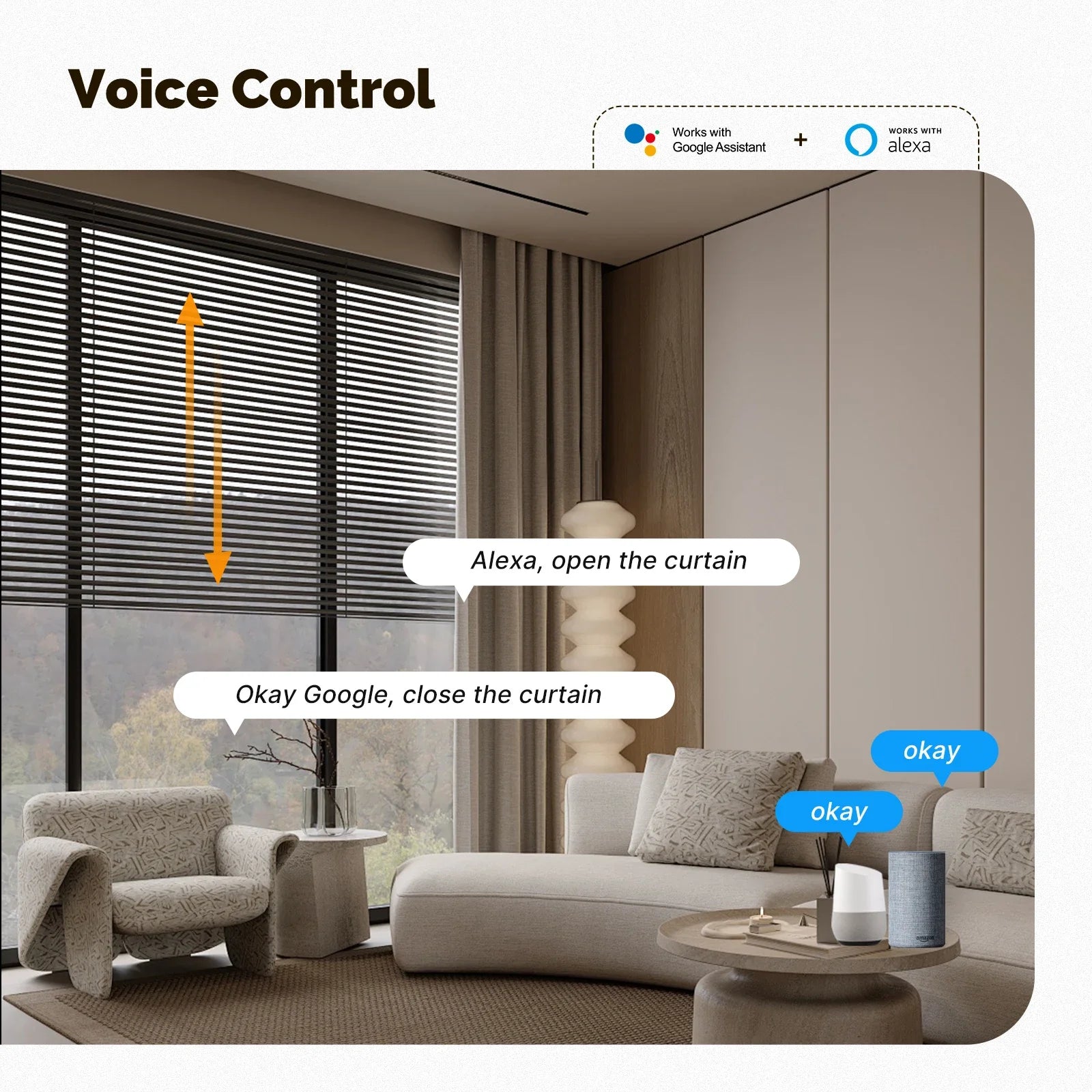 MOES Tuya Zigbee Smart Chain Roller Blinds Shade Shutter Drive Electric Curtain Motor App Control Works with Alexa Google Home