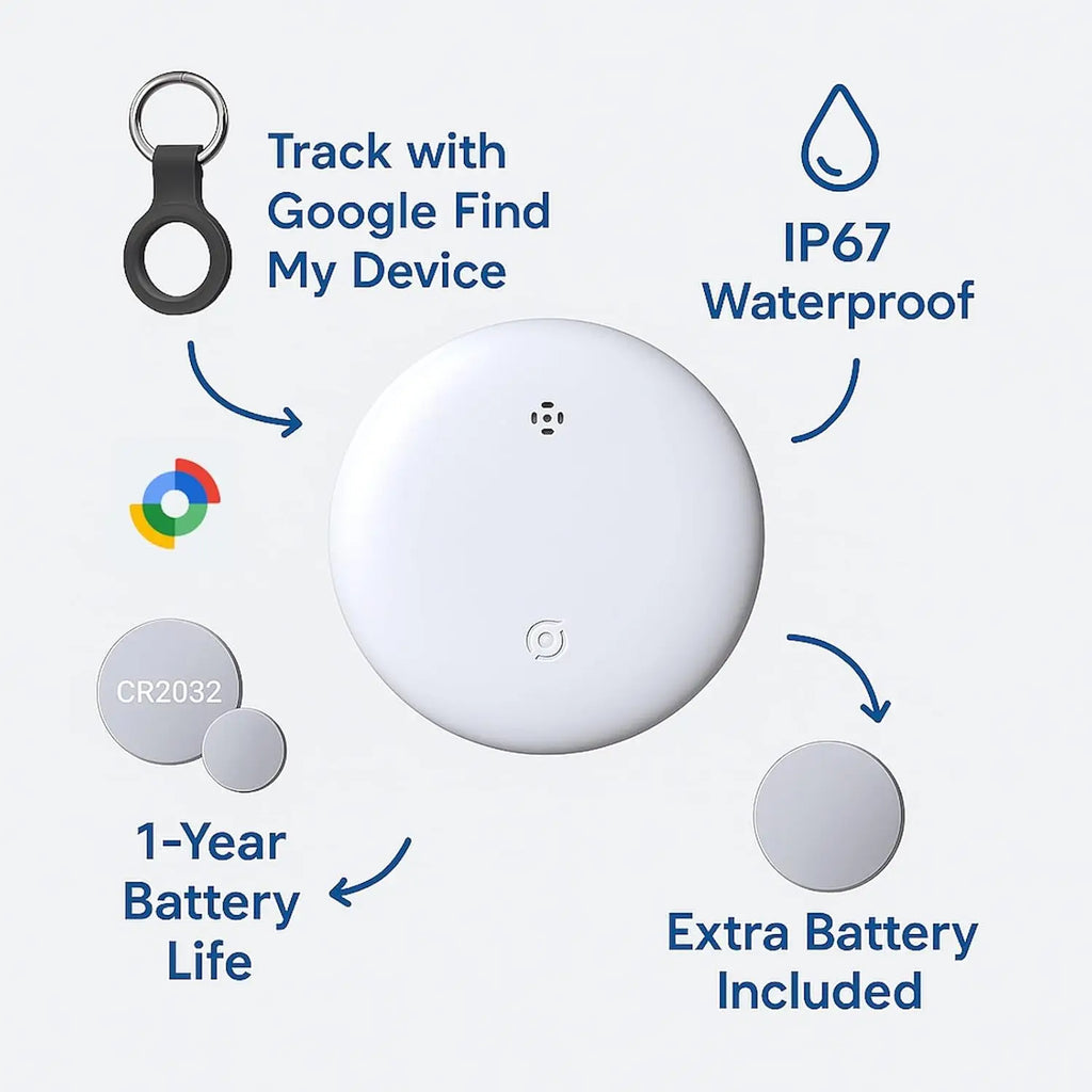 Mini Smart Tracker Suitable Android Finder Locator Used In Conjunction With Airtag Google Find Hub Device Anti Loss Aviation Tag