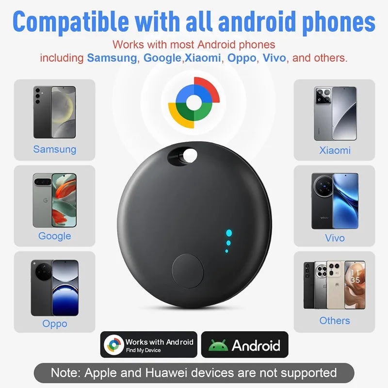 Android Smart Tracker Tag for Google Find Hub App
